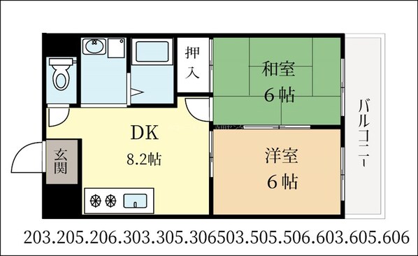 長池駅 徒歩3分 4階の物件間取画像